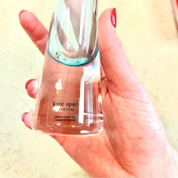 Kate Spade Castle Creek Aqua Bud Vase - Picture 5 of 11